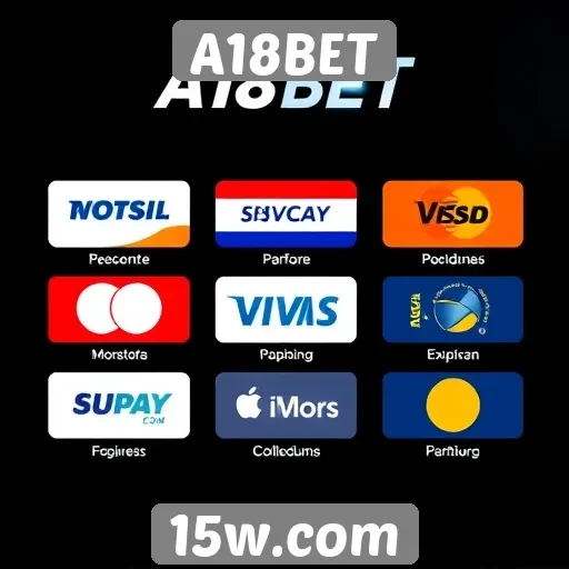 Diversificação de métodos de pagamento no A18BET
